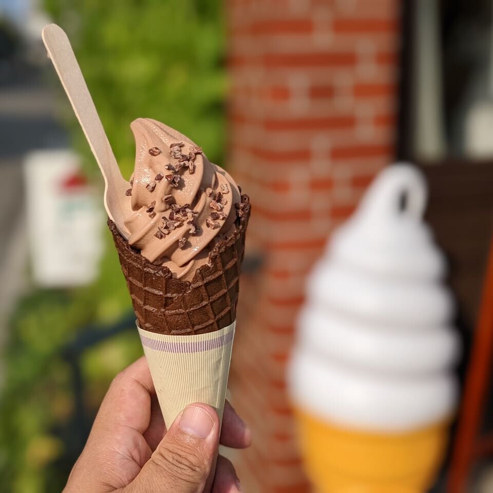 こだわりが詰まった期間限定の大人のソフトクリーム。濃厚カカオをご