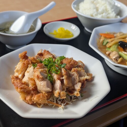 蓬莱閣　Aランチ　油淋鶏