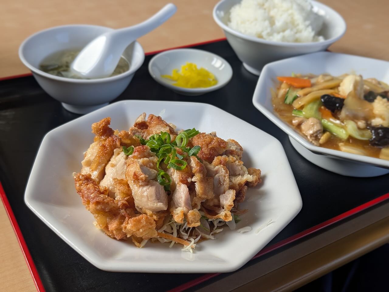 蓬莱閣 Aランチ 油淋鶏