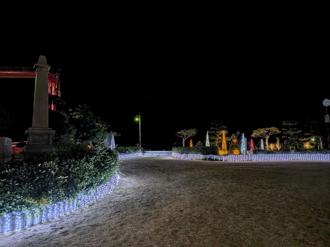 今治・花と緑と光の会イルミネーション　今治港