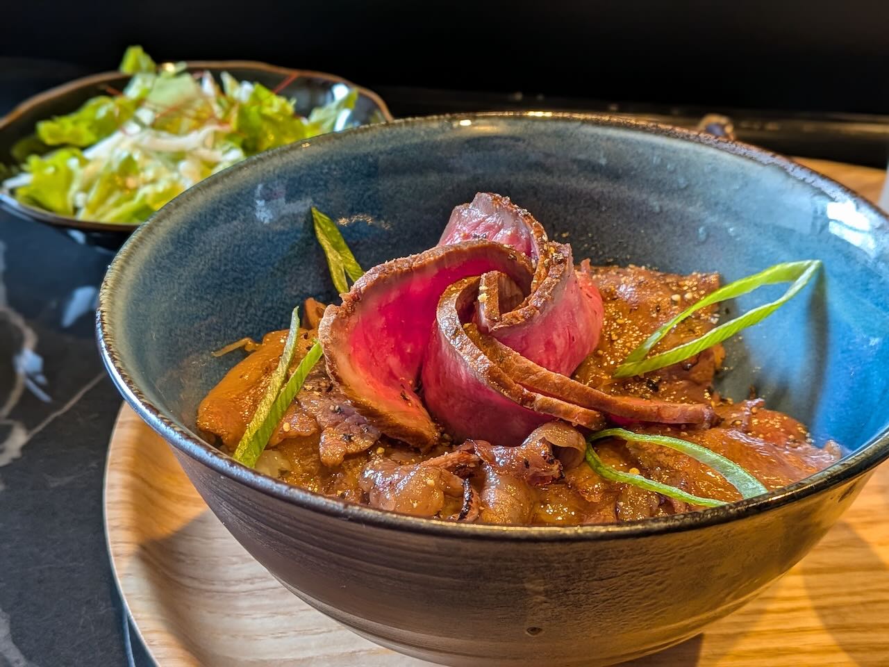 肉丸　肉丸丼　接写2